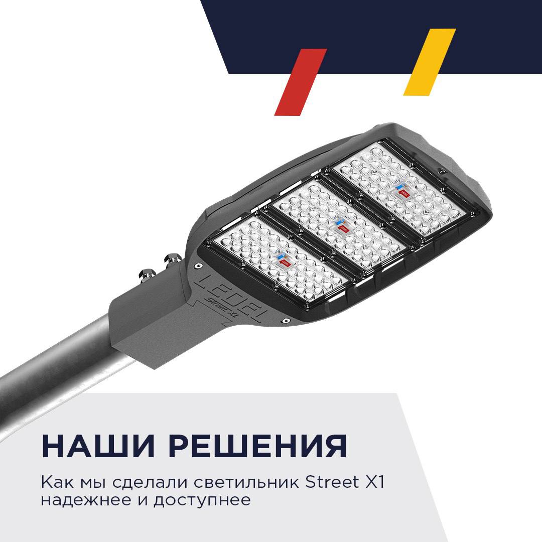 Как мы сделали светильник Street X1 надежнее и доступнее